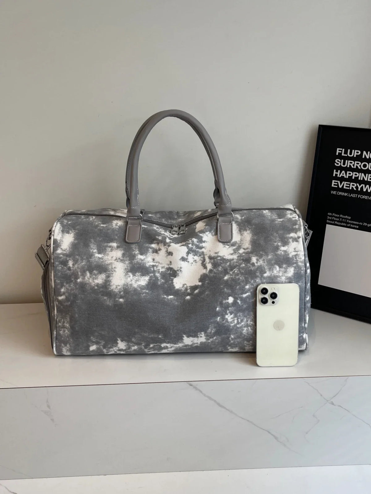 Travel Bag with Shoe Storage & Crossbody Versatility