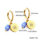 LUXUSTEEL Animal Hoop Earrings | Stainless Steel Drop Earrings for Women