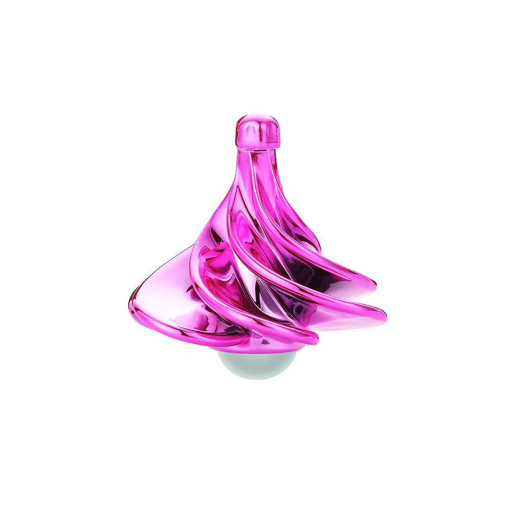 Wind Up Desktop Toy | Rotating Kinetic Spinner Fidget Stress Relief Gift