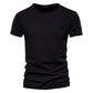 Men's Soft Cotton Casual Slim Fit Summer T-Shirt