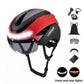Ultralight Road Bike Helmet with Turn Signals & Magnetic Goggles