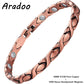 ARADOOPure Copper Bracelet for Women 99.99% Magnetic Therapy Jewelry, Vintage Style Gift for Her