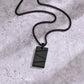 Small Dog Tag Pendant Necklace | Military Style Stainless Steel Gift for Men