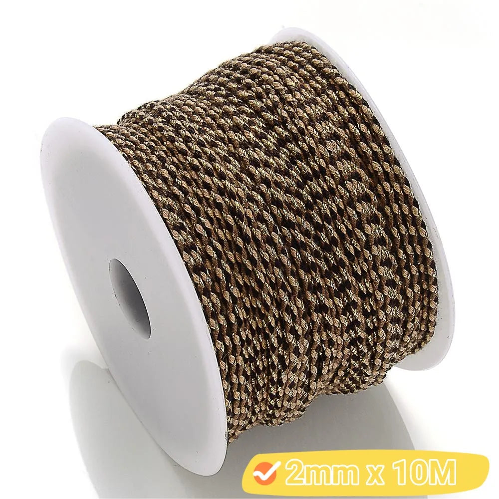 2mm Natural Cotton Rope 10m | DIY Craft Cord for Jewelry and Bohemian Decor