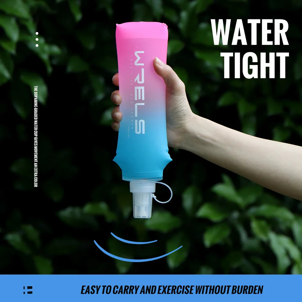 Folding Soft Flask Water Bottle – Portable Hydration Bottle