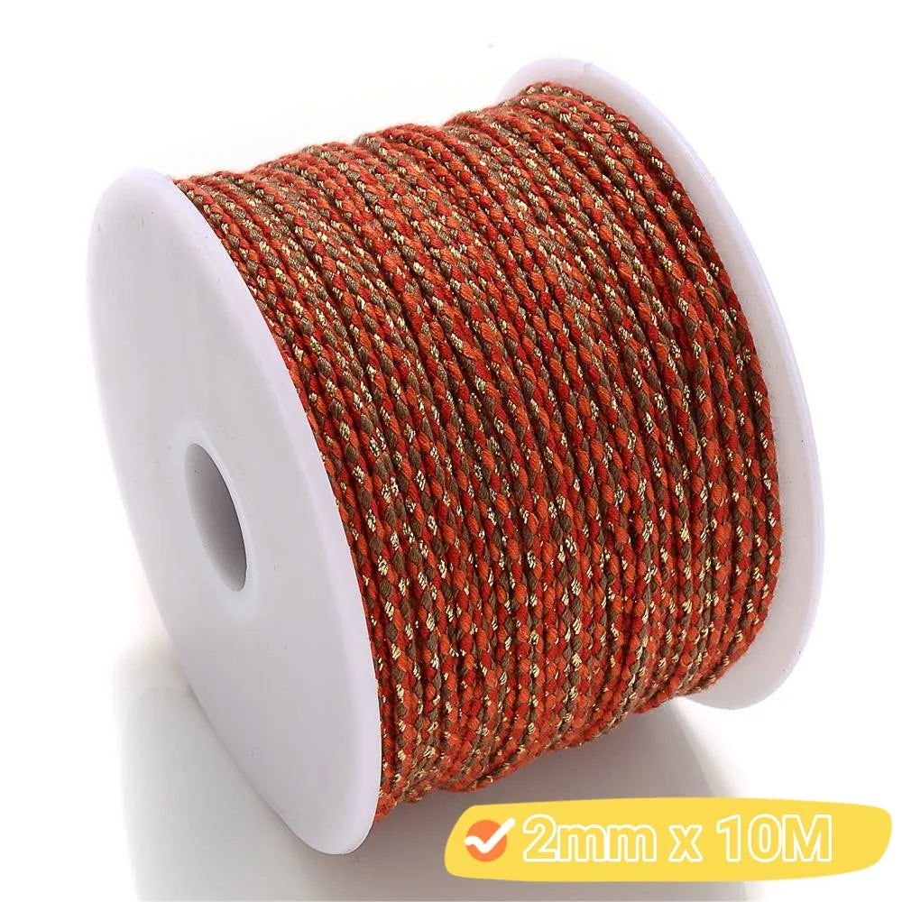 2mm Natural Cotton Rope 10m | DIY Craft Cord for Jewelry and Bohemian Decor