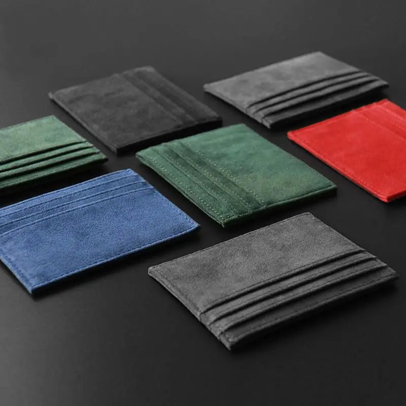 Slim Leather Card Holder | Multi Slot ID Wallet for Men
