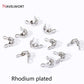 18K Gold Plated Double-Cup Bead Tips | Jewelry Findings for DIY Necklaces and Bracelets