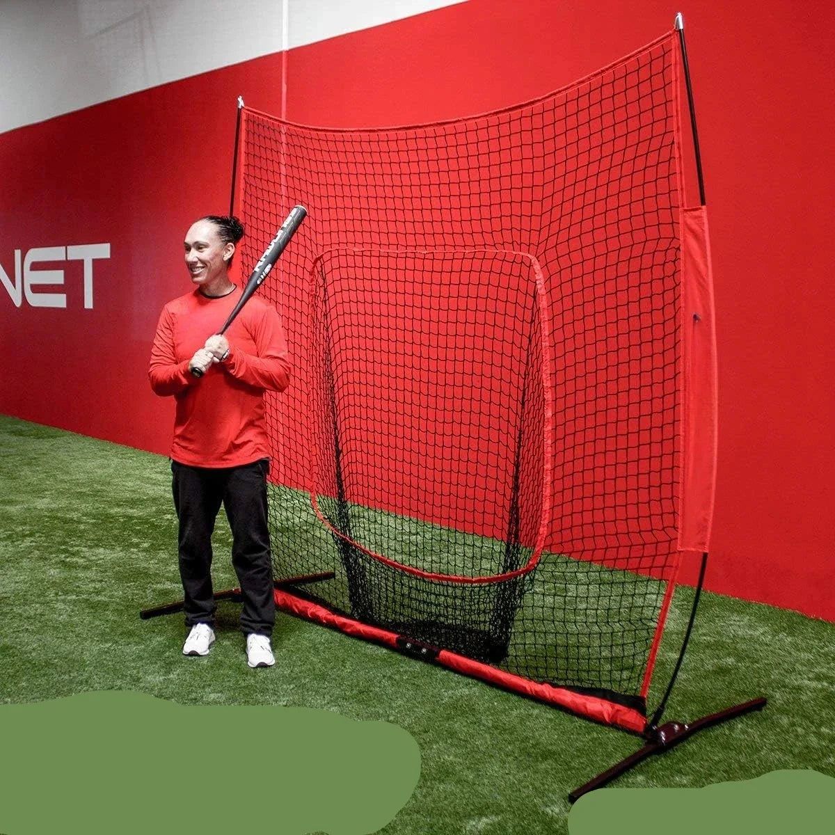 Weighted Base  Quick Setup Hitting & Throwing Net