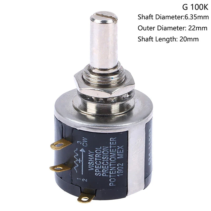 ZLinKJ 534 Series Wire Wound Potentiometer | Precision 2W Multi-Value Resistor