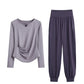 Women’s 2-Piece Autumn Yoga & Quick-Dry Running Sportswear Set