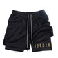 Men's Double-Layer Running Training Shorts