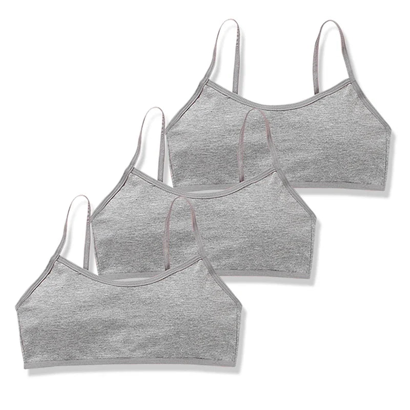 Student Bra Soft Children Sport Vest Girls Teenager