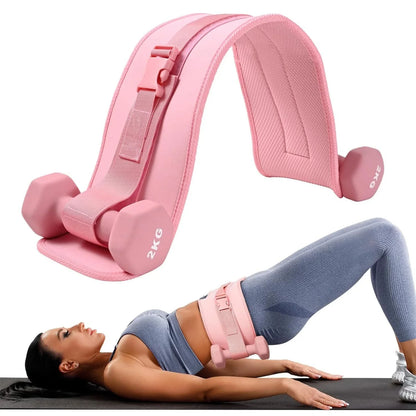 Widen & Thickened Hip Thrust Belt for Dumbbells & Plates