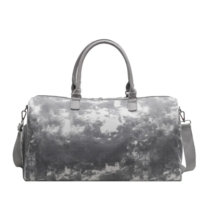 Travel Bag with Shoe Storage & Crossbody Versatility