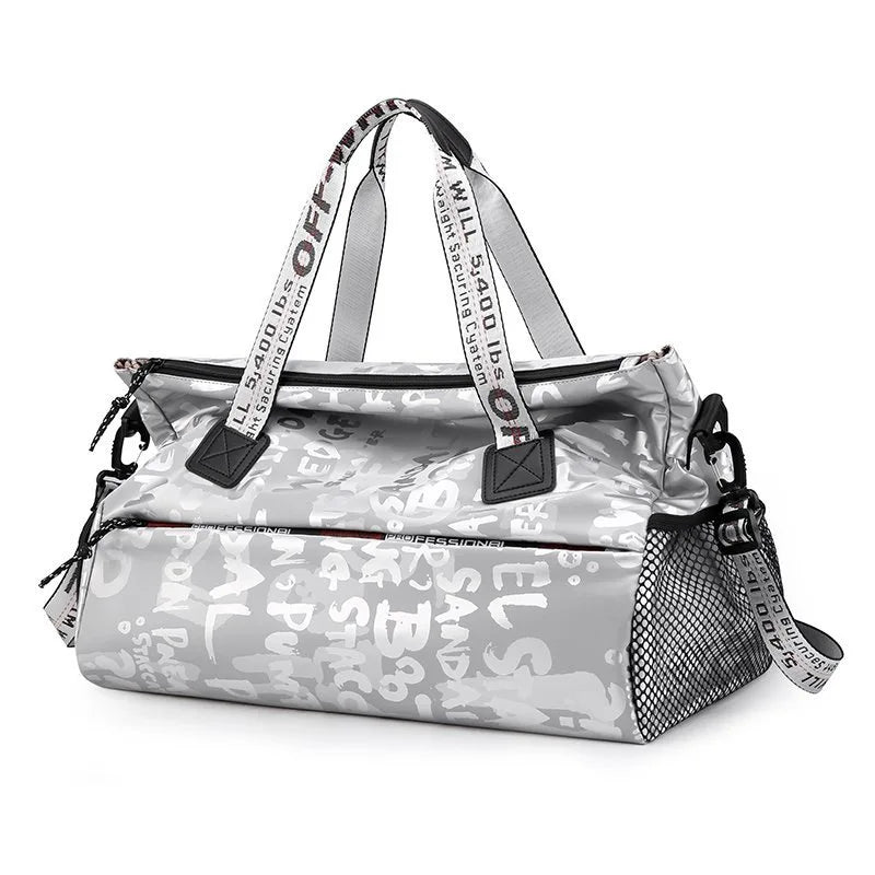 Women's Gym & Travel Bag with Wet/Dry Compartment