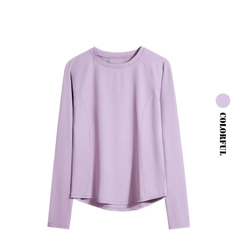 Women’s Long Sleeve Running Quick-Dry Fitness Shirt
