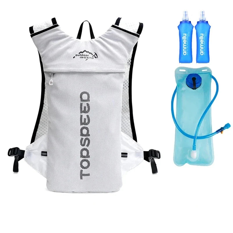 5L Trail Running Hydration Vest with 500ml Soft Flasks