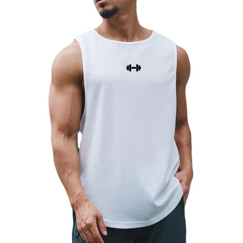 Men's Summer Running Vest & Gym Tank Top Quick-Dry