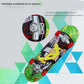 5Pcs Mini Finger Skateboard Set | Kids Tabletop Toy with Alloy Trucks