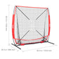 Perfect Your Game  5x5 ft Portable Baseball & Softball Practice Net