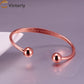 Vinterly Pure Copper Bracelets Magnetic Shiny Adjustable Bangles Arthritis Pain Relief Health Magnet Jewelry Anti Radiation