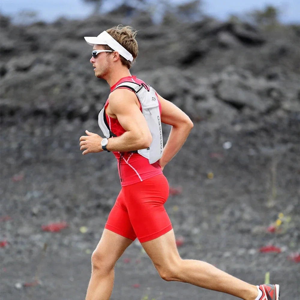 5L Trail Running Hydration Vest with 500ml Soft Flasks