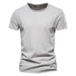 Men's Soft Cotton Casual Slim Fit Summer T-Shirt