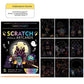 Rainbow Scratch Art Paper Kit | Magic Color Drawing Set for Kids