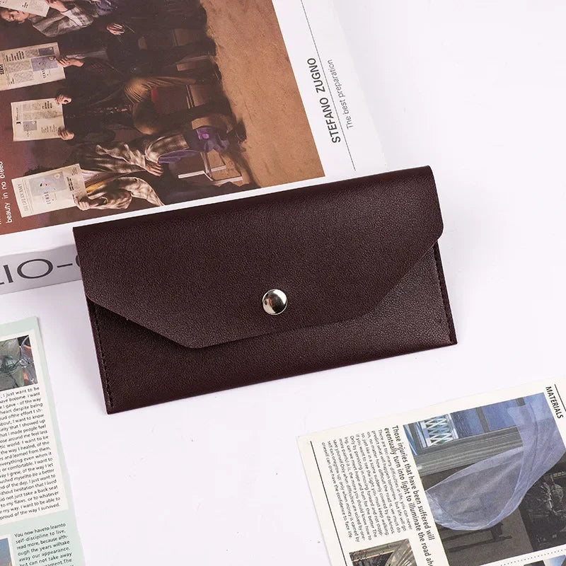 Envelope Coin Money Holder Wallet | PU Leather Classic Fashion Purse for Women