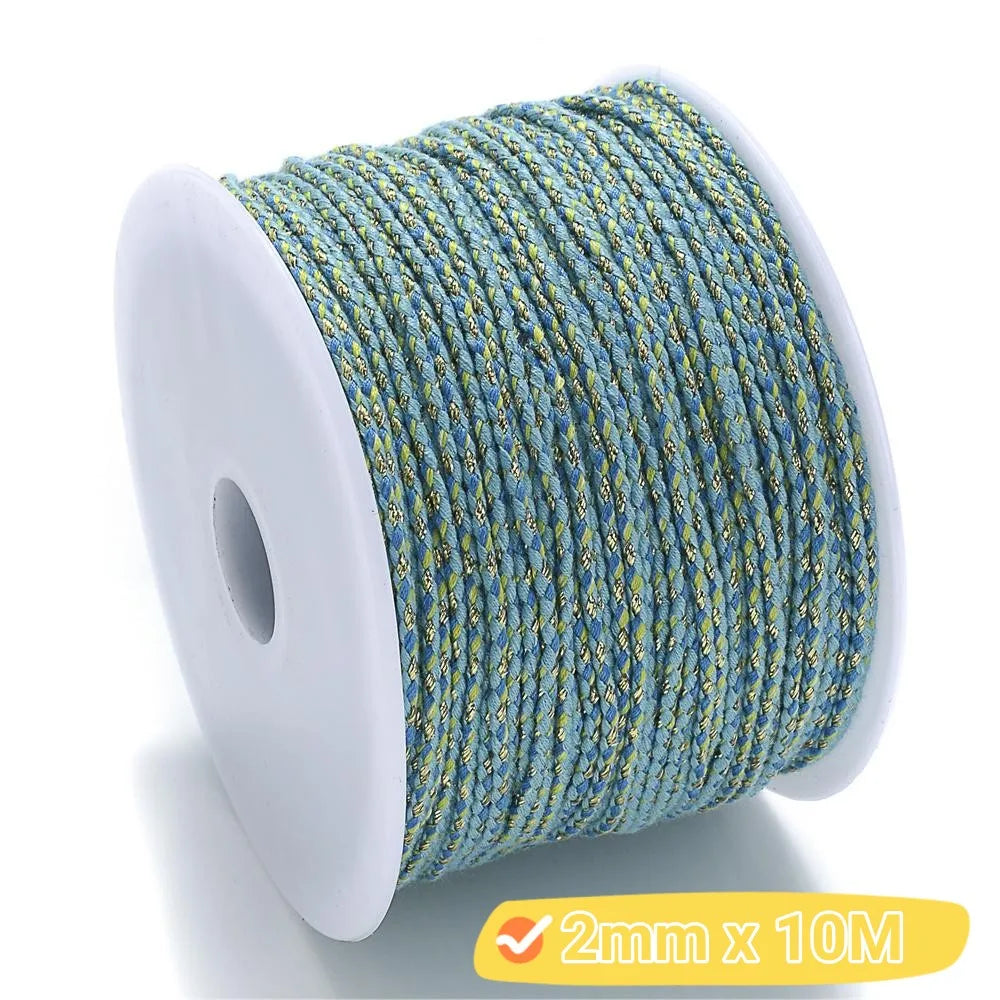 2mm Natural Cotton Rope 10m | DIY Craft Cord for Jewelry and Bohemian Decor