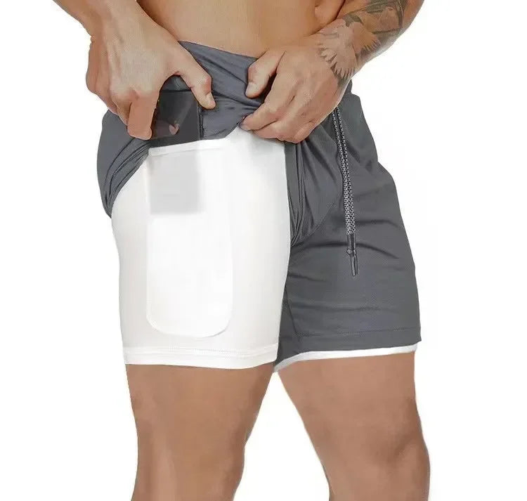 Men's Quick-Dry Running & Gym Shorts Workout Gear