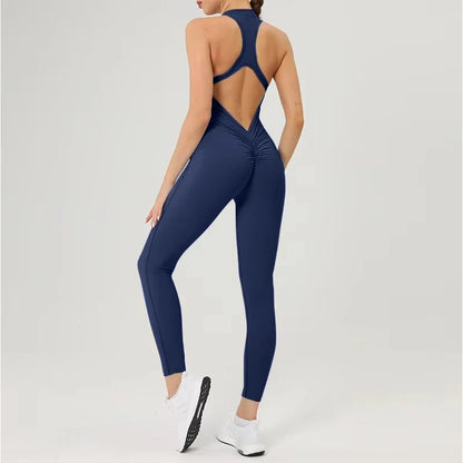 Stylish and Functional Fitness Jumpsuit for Women