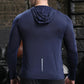 Men's Quick Dry Outdoor Sports Hoodies Activewear Running Tops