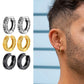 Totem Hoop Earrings for Men and Teens | Hypoallergenic Stainless Steel Huggies
