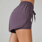 Women's 2-in-1 Running Shorts with Pockets Breathable Yoga