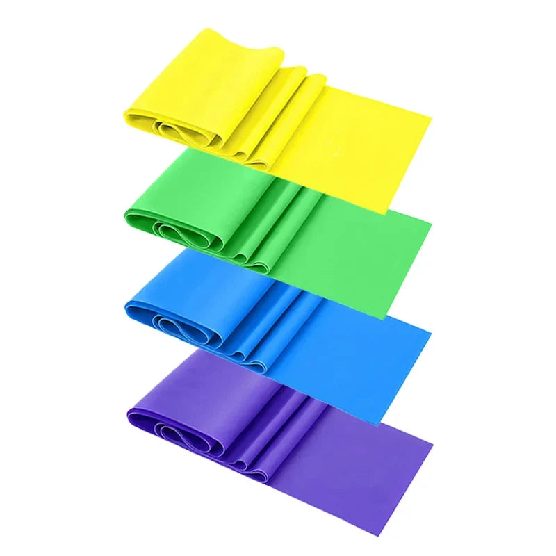4-Piece Resistance Band Set: Fitness, Yoga, & Therapy