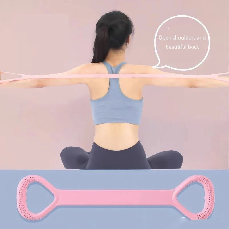 Stretch Strap Yoga: 8-Figure Tensioner for Open Back Practice