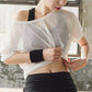 Elevate Your Workout Sexy Mesh Yoga Tank Top