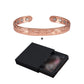 Solid Copper Bracelets for Women Adjustable Cuff Flower Copper Magnetic Bracelet Arthritis Benefit Health Energy Bracelet Female