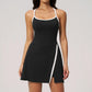 Women's 2-in-1 Tennis Romper & Workout Bodysuit