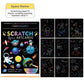Rainbow Scratch Art Paper Kit | Magic Color Drawing Set for Kids
