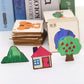 20pcs Montessori Kids Drawing Toys Wooden DIY Painting Template Stencils | Learning Educational Toys for Children