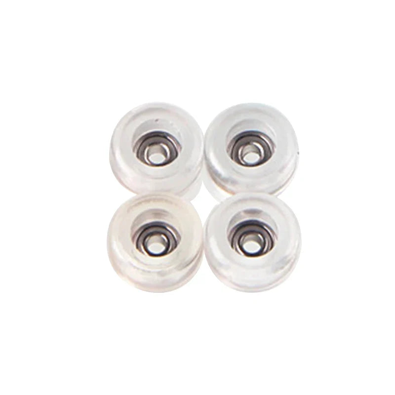 4Pcs/Set Urethane CNC Bearing Fingerboard Wheels | Professional PU + Metal