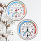 Round Thermometer Mechanical Sensor | Indoor Outdoor Temperature and Humidity Monitor