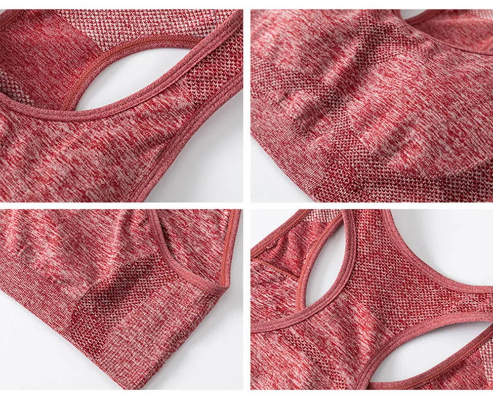 Women's Shockproof Seamless Sports Bra