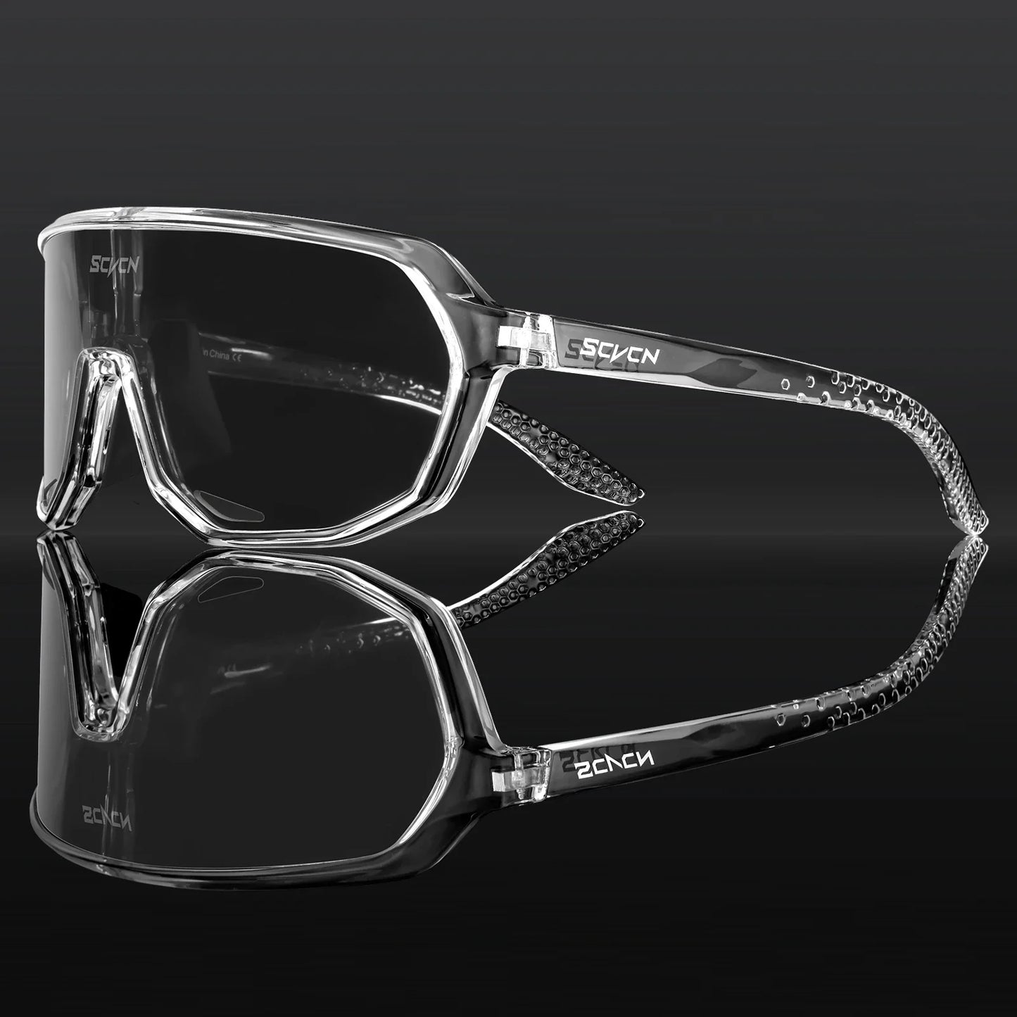 Scvcn Cycling Glasses Photochromic Sunglasses for Men Sun Mountain Bike Road Bicycle Eyewear Cycle Goggles Sports UV400 MTB