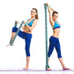 Elastic Yoga Stretching Strap with Loops for Pilates & Dance