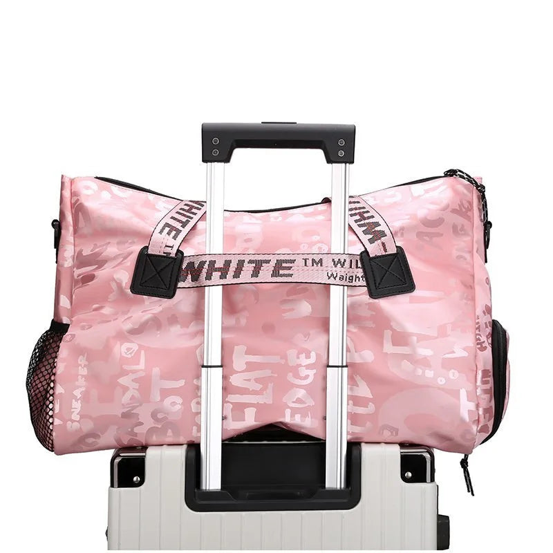 Women's Gym & Travel Bag with Wet/Dry Compartment
