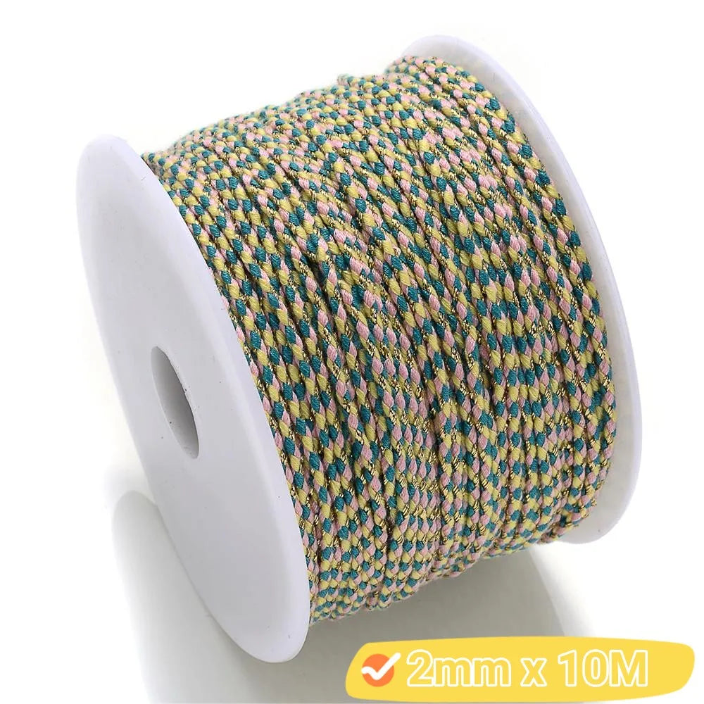 2mm Natural Cotton Rope 10m | DIY Craft Cord for Jewelry and Bohemian Decor